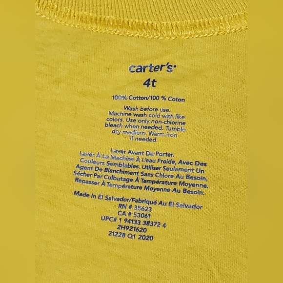 💥3 for $10💥 Boys Carter's 4T Tshirts - Picture 4 of 4